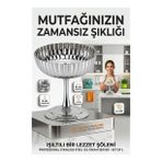2'li Profesyonel İnox Gümüş Paslanmaz Çelik Ayaklı Dondurma ve Tatlı Sunum Kasesi Seti 723148