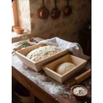2'li Set Ahşap Hamur Yoğurma Teknesi - Analı Kızlı Model Ikili 35X50X18 Kız 25×35×10 Iki Adet