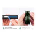 2'li Set Araç Içi Numaratörü - Gizlenebilir, Mıknatıslı ve Fosforlu Oto Telefon Numarası Gösterici - -- - 000-Siyah