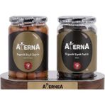 2li Set Aterna Organik Siyah Zeytin (M) 450 gr + Aterna Organik Yeşil Zeytin 440 gr