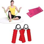 2'li Set El Parmak Kol Bilek Güçlendirme El Yayı Kas Germe Güçlendirme Egzersiz Spor Pilates Bandı