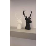 2'li Set Geyik Biblo, Geyik Figürlü Modern Dekoratif Hediyelik Biblo, Yılbaşı, Christmas 22cm/19cm, DLCKV4R