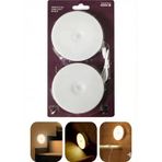 2'li Set Kabin Led Hareket Sensörlü Hero LED Kabin Işığı - 4000K Doğal Beyaz, USB Şarjlı, Mıknatıslı Yapışkanlı Montaj – Dolap İçi, Mutfak, Merdiven ve Gardırop İçin Kablosuz Gece Lambası