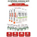 2'li Set Köpek 20-40 Kg Bitkisel İç Dış Parazit Ense Bitkisel Damla Seti - 5 Damla 5 Tablet