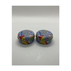 2'li Set Mandala Serisi Teneke Mum 100 Gr - Gül Kokulu