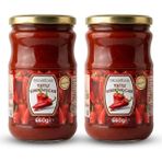 2li Set Organicasa Organik Tatlı Biber Salçası 660 gr