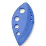 2'li set plastik ot kazıyıcı – 8 delikli yaprak çıkarıcı kekik, biberiye, pazı ve lahana için – yeşillikleri hızlı bir şekilde sıyırmak için mutfak aleti – Yaprak ot sıyırma aleti (mavi)