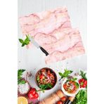 2'li Takım Pembe Mermer Desen Görünümlü Takım Cam Kesme Tahtası - Cam Kesim Tablası 20x30 & 30x40