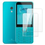 2'li Temperli Cam Ekran Koruyucu Seti Nokia 220 4G 2024 ile Uyumlu, HD Şeffaf, Çizilmez, Kabarcıksız, Kolay Uygulama