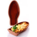2Li Toprak Sırlı Balık Tava Güveç (Çift)