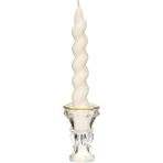 2li Twirl Glow Beyaz Şamdan Mum Seti (18 cm)