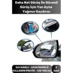 2li Universal Araç Uyumlu Oto Dikiz Aynası Filmi Yağmur Cam Film Araba Buğu Önleyici