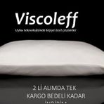 2li Visco Dolgulu Ortopedik Visco Yastık Eko Paket