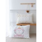 2'li Yastık Kılıfı (35x45) Pink Royal Series - T Harfi
