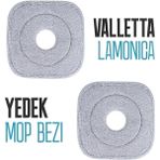 2'li Yedek Mop Bezi Gri Uyumlu Model VLT1416 VLT1556 - Altın - Gri - Seçenek 1