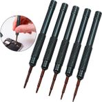 2Liyao 0.6mm Y 1 Adet Hassas Tornavida 0.8 1.2 Pentalobe T2 T3 T4 T5 T6 Y2.0/1.5/0.6/1.2 Phillips Oluklu Vidalar iPhone Ekran Tamir Kiti Için (Yurt Dışından) - Gümüş