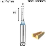 2Liyao 0201400628 Huhao 1/2 "şap 3 Flüt Freze Tct Düz Freze Uçları Kırpma End Mill Kesiciler Mdf Kontrplak Sunta Yuvası Matkap (Yurt Dışından) - Milling Cutter