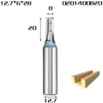 2Liyao 0201400820 Huhao 1/2 "şap 3 Flüt Freze Tct Düz Freze Uçları Kırpma End Mill Kesiciler Mdf Kontrplak Sunta Yuvası Matkap (Yurt Dışından) - Milling Cutter