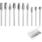 2Liyao 10 Adet 3X6MM 10 Adet/20 Adet Tungsten Karbür Döner Çapak Seti Dremel Aksesuarları Için Freze Kesicisi Matkap Ucu Gravür Alet Uçları (Yurt Dışından) - Milling Cutter