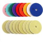 2Liyao 1000,1 Adet 4 Inç 80MM 100MM Elmas Parlatma Pedi 3 "4" Islak Buff Disk Zımpara Mermer Granit Beton Taşlama Tezgah Taşı Için Aşındırıcı (Yurt Dışından) - Renkli
