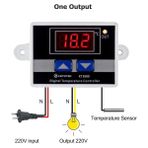 2Liyao 110-220V Tek Çıkışlı Dijital Termostat Regülatörü KT99 Ac 220V 12V 24V 10A Doğrudan Çıkış Mikrobilgisayar Sıcaklık Kontrol Cihazı Anahtarı Ntc/k Sensörü (Yurt Dışından) - Renkli