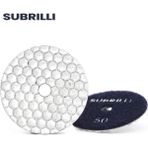 2Liyao 1500 Subrıllı 3 "elmas Parlatma Pedi Kuru/ıslak Aşındırıcı Disk Cila Tekerleği Beton Taş Mermer Granit 80MM Parlatma Buff Aracı (Yurt Dışından) - Renkli