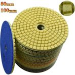 2Liyao 200 4 Inç 80MM 100MM Elmas Parlatma Pedi 3 "4" Islak Buff Disk Aşındırıcı Mermer Granit Beton Taşlama Tezgah Taşı (Yurt Dışından) - Renkli