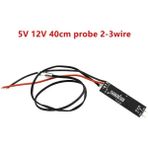 2Liyao 6 Dc 5V 12V 2-4 Telli Pwm Fan Sıcaklık Kontrolü Hız Kontrol Cihazı Vali Regülatörü 10/40CM Prob Pc Bilgisayar Cpu Fan Soğutucu (Yurt Dışından) - Renkli
