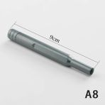 2Liyao A8 4mm Mini Hassas Tornavida Kolu Şaft Uçları Tornavida Tutucu El Aracı (Yurt Dışından) - Gümüş
