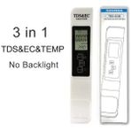 2Liyao Arka Işık Yok 3 In 1 Su Tds Metre Ec Iletkenlik Test Cihazı Sıcaklık Test Cihazı Tds Kalem Filtresi Içme Suyu Için Su Kalitesi Saflık Monitörü (Yurt Dışından) - Renkli