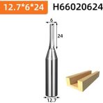 2Liyao H66020624 Huhao Cnc Ağaç Işleme Aracı Tct Kırpma Düz Uçlu Freze Kesiciler Tungsten Çelik Yönlendirici Bit Mdf Kontrplak Sunta Yuvası Matkap (Yurt Dışından) - Milling Cutter
