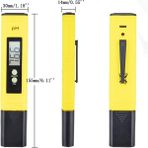 2Liyao Sarı Yüksek Doğruluk Tds Metre Dijital Su Test Cihazı Dijital 0-14 Ph Ölçer Test Cihazı 0-9990PPM Tdsec LCD Su Saflığı Ppm Akvaryum Filtresi (Yurt Dışından) - Renkli