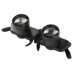 2Liyao Stil 1 Taşınabilir Gözlük Balıkçılık Yürüyüş 3x Yakınlaştırma Büyüteç Binoküler Teleskop 50-100 M Optik Lens Gözlük Açık Kamp Ekipmanları (Yurt Dışından) - Siyah