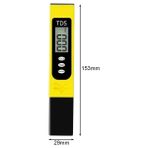 2Liyao Su Test Cihazı B Tds Metre Su Kalitesi Test Cihazı Otomatik Kalibrasyon 0-990PPM Yüzme Havuzları Içme Suyu Akvaryumları Için Saflık Su Sayacı (Yurt Dışından) - Renkli