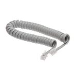 2m Spiral Telefon Ahize Kablosu - Gri
