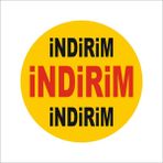 2Mak Sticker Dönkart Indirim Levhası 30X30 cm 3mm Dekota ( Forex ) Üzerine Çift Taraflı Uv Baskı (Model 11) - 30 x 30 cm - 12 Adet