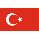 2Mak Sticker Türk Bayrağı Sticker - 15x9 - Kırmızı