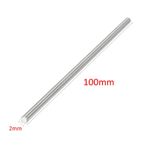 2mm x 100mm Metal Mil Çelik Çubuk Aks Oyuncak RC Araba Robot