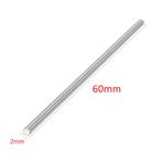 2mm x 60mm Metal Mil Çelik Çubuk Aks Oyuncak RC Araba Robot