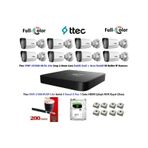 2Mp Dahili Sesli Ve Gece Renkli 8 Kameralı 500Gb Disk Tak Çalıştır Hazır Ip Kamera Seti