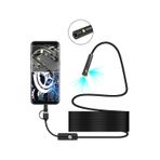 2mt Çift Lens Ve Işıklı Usb Girişli Çift Kameralı Yılan Kamera