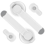 2PC Bebek Tuvalet Kilidi Kiti,Çocuk Klozet Kapağı,Yapıştırıcı ile Kurulumu Kolay,Çocuk Prova için Çocuk Banyo Güvenlik Ürünleri,Banyo Tuvalet Vanities Bebek Prova 9 "U X 4" G, 3.6 "L X 2" W