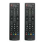 2Pcs AKB73715603 Uzaktan Kumanda Replace Fit for LG TV 42LB5700 42LB5820 42LB582V 40UF675V 42LB5500 42LB561 42LB5610 42LF5610 42LF561V 42LN5200 42LN5204 42LN5400 42LN5406 42LN549C