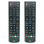 2Pcs AKB73975757 Uzaktan Kumanda Replace Fit for LG TV 32LB580V 42LN575S 43UF6807 47LB5820 47LN570V 50LB580V 50LN5708 32LN575S 32LB570U 32LF580V 32LH510B 32LN575 39LN575S 42LB582V 42LF5800