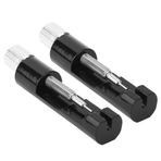 2pcs Ayarlanabilir Saat Bandı Çıkartma Sözleşmesi Pin Çekirce Aracı Zincir Pimi Çıkarma Sıkı Kalite Kontrol Standartları İzleme Bandı Çıkarma (BLACK)