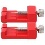 2pcs Ayarlanabilir Saat Bandı Çıkartma Sözleşmesi Pin Çekirce Aracı Zincir Pimi Çıkarma Sıkı Kalite Kontrol Standartları İzleme Bandı Çıkarma (kırmızı)