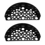 2pcs Karides Gizler Saklanıyor, Sağlam Plastik geniş Karides Mağara barınağı oyuncakları Balık tankı Akvaryum Dekorasyonu (BROWN) (WHITE) (BLACK)