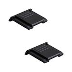 (2pcs Per Pack, Fits Nikon/ Panasonic/ Olympus) - PROfoto.Trend/JJC Hot Shoe Cover for Nikon, Panasonic, Olmypus etc. SLR & Mirrorless Cameras with Standard ISO Hot Shoe (2pcs Per Pack)