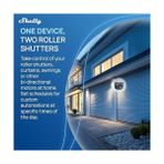 2pm Gen4, Wi-Fi ile Çalışan Akıllı Röle Şalteri, 16A, Güç Ölçümü, Panjur Şalteri, Ev Otomasyonu, Uzaktan Kumanda, Hub Gerekmez, Alexa, Homekit & Googlе,, Matter, 1 Adet - Option-1 - Ahşap