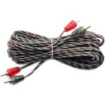 2rca-2rca 5metre Oto Amfi Kablosu Silikonlu